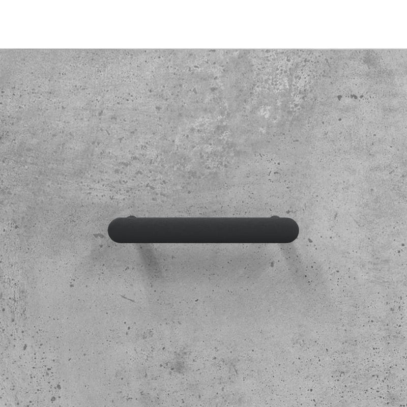 vidaXL betonszürke szerelt fa cipősszekrény 30 x 35 x 105 cm