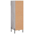 vidaXL szürke sonoma színű szerelt fa cipősszekrény 30 x 35 x 105 cm