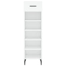 vidaXL fehér szerelt fa cipőszekrény 30 x 35 x 105 cm