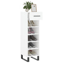 vidaXL fehér szerelt fa cipőszekrény 30 x 35 x 105 cm