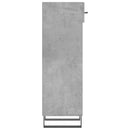 vidaXL betonszürke szerelt fa cipősszekrény 30 x 35 x 105 cm