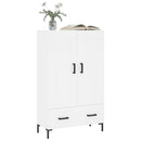 vidaXL fehér szerelt fa magasszekrény 69,5 x 31 x 115 cm