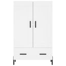 vidaXL fehér szerelt fa magasszekrény 69,5 x 31 x 115 cm