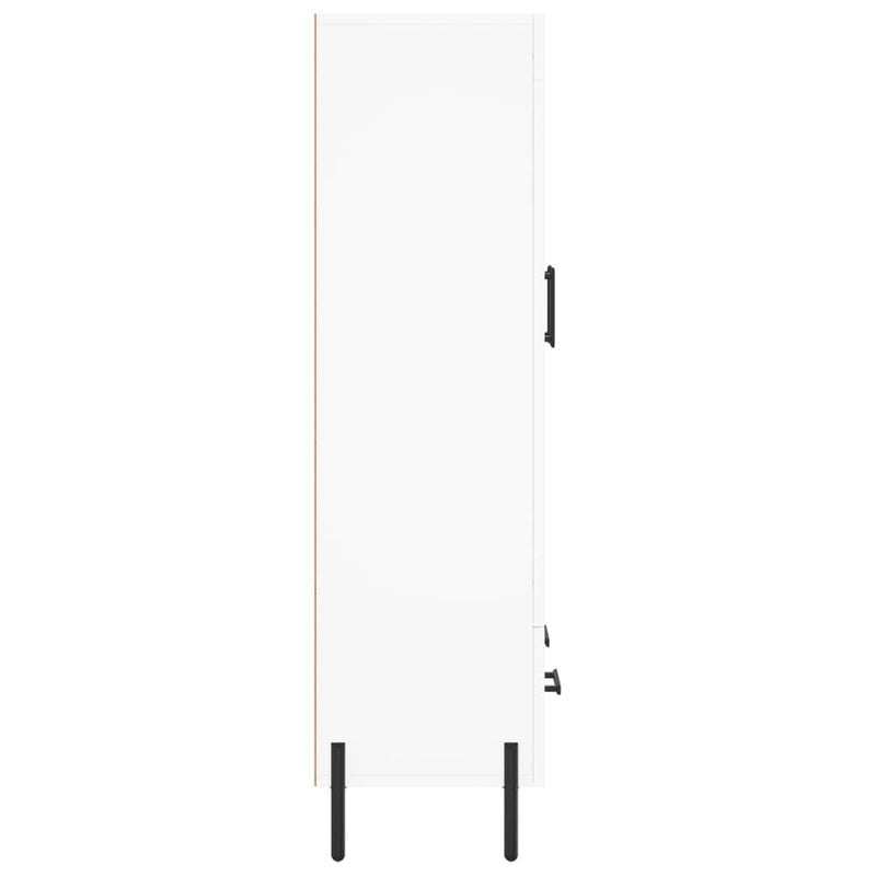 vidaXL fehér szerelt fa magasszekrény 69,5 x 31 x 115 cm