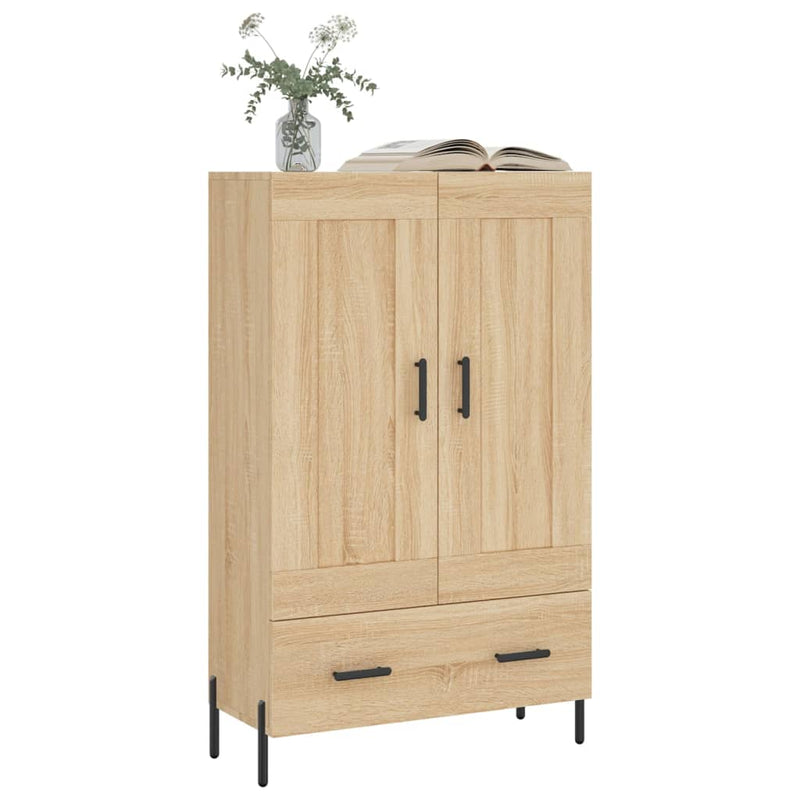 vidaXL sonoma tölgy színű szerelt fa magasszekrény 69,5 x 31 x 115 cm
