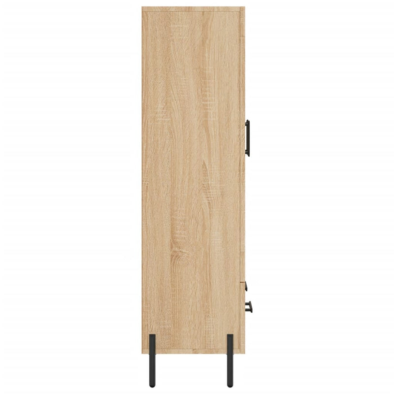 vidaXL sonoma tölgy színű szerelt fa magasszekrény 69,5 x 31 x 115 cm