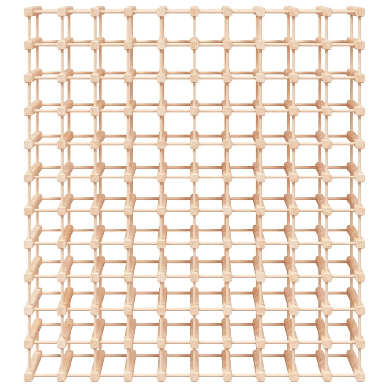 vidaXL tömör fenyőfa bortartó 120 palackhoz 112,5x23x123,5 cm