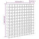 vidaXL tömör fenyőfa bortartó 120 palackhoz 112,5x23x123,5 cm