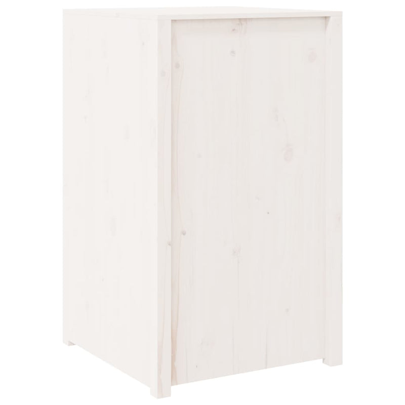 vidaXL fehér tömör fenyőfa kültéri konyhaszekrény 55x55x92 cm