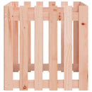 vidaXL tömör duglászfenyő növénytartó léces kialakítással 60x60x60 cm