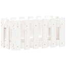 vidaXL fehér tömör fenyő növénytartó léces kialakítással 60x30x30 cm