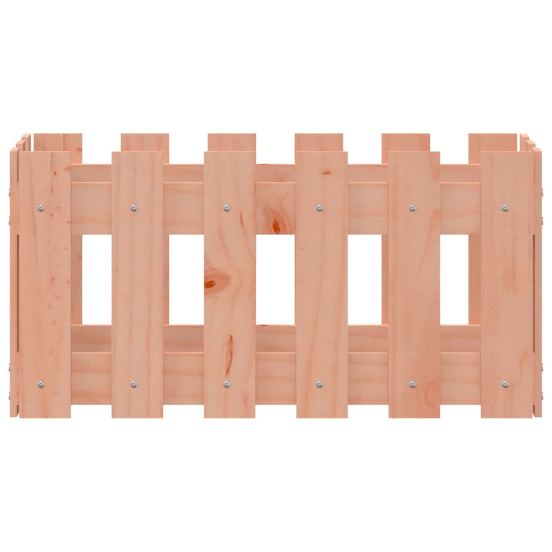vidaXL tömör duglászfenyő növénytartó léces kialakítással 60x30x30 cm