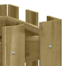 vidaXL impregnált fenyőfa növénytartó léces kialakítással 60x30x30 cm