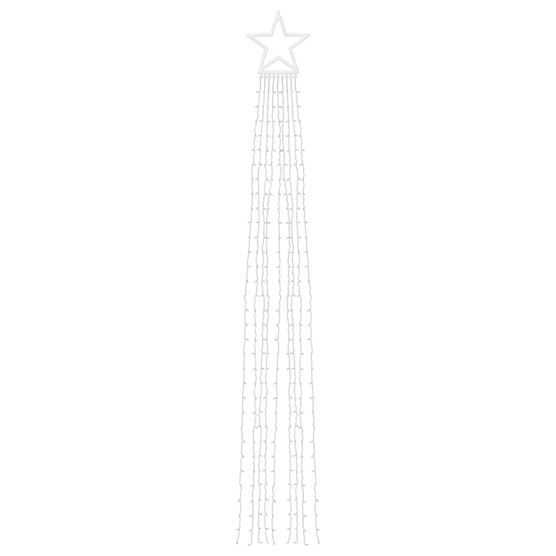 vidaXL színes 320 LED-es karácsonyfafüzér 375 cm