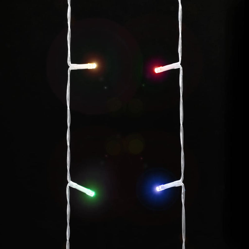 vidaXL színes 320 LED-es karácsonyfafüzér 375 cm