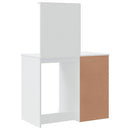 vidaXL fehér fésülködőasztal LED-lámpákkal 90x42x132,5 cm