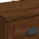 vidaXL világosbarna tölgy fésülködőasztal LED-lámpákkal 90x42x132,5 cm