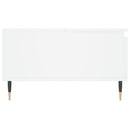 vidaXL fehér szerelt fa dohányzóasztal 90 x 60 x 35 cm