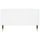 vidaXL magasfényű fehér szerelt fa dohányzóasztal 104 x 60 x 35 cm