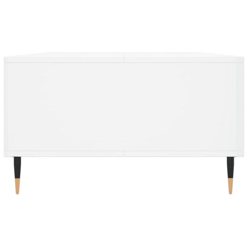 vidaXL magasfényű fehér szerelt fa dohányzóasztal 104 x 60 x 35 cm