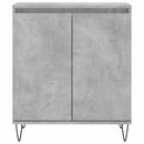 vidaXL betonszürke szerelt fa tálalószekrény 60 x 35 x 70 cm