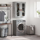 vidaXL betonszürke fali szekrény 69,5x34x90 cm