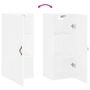 vidaXL fehér fali szekrény34,5x34x90 cm