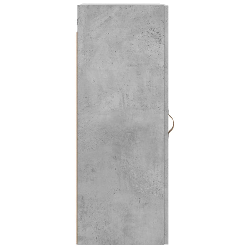 vidaXL betonszürke fali szekrény 34,5 x 34 x 90 cm