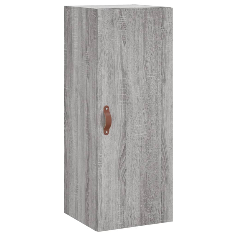 vidaXL szürke sonoma színű fali szekrény 34,5 x 34 x 90 cm