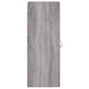 vidaXL szürke sonoma színű fali szekrény 34,5 x 34 x 90 cm