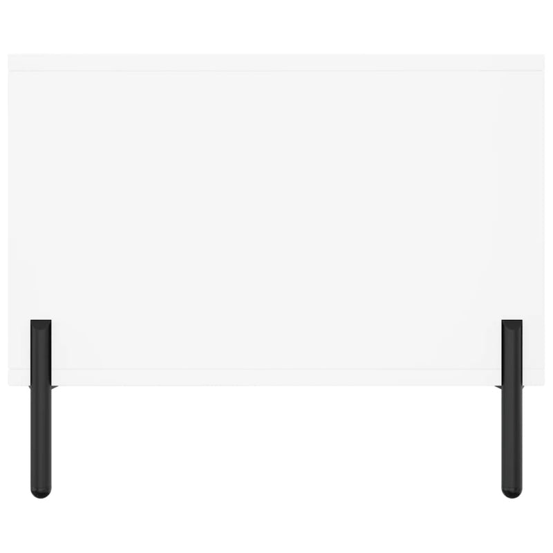 vidaXL fehér szerelt fa dohányzóasztal 90 x 50 x 40 cm