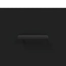 vidaXL fekete szerelt fa dohányzóasztal 90 x 50 x 40 cm