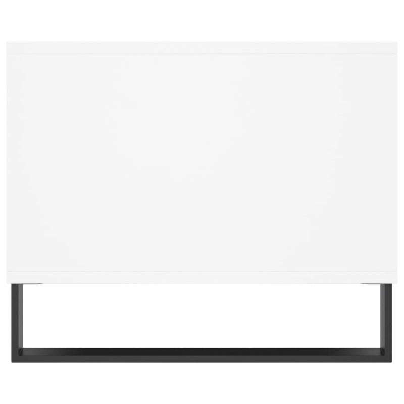 vidaXL fehér szerelt fa dohányzóasztal 90 x 50 x 40 cm