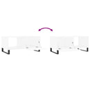 vidaXL fehér szerelt fa dohányzóasztal 90 x 50 x 40 cm