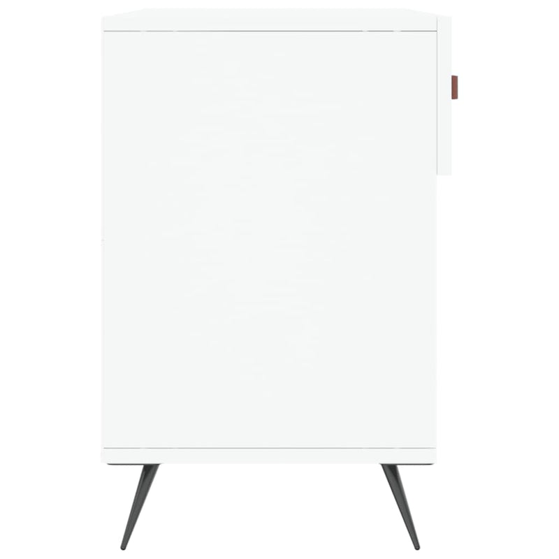 vidaXL fehér szerelt fa cipőpolc 102x35x55 cm