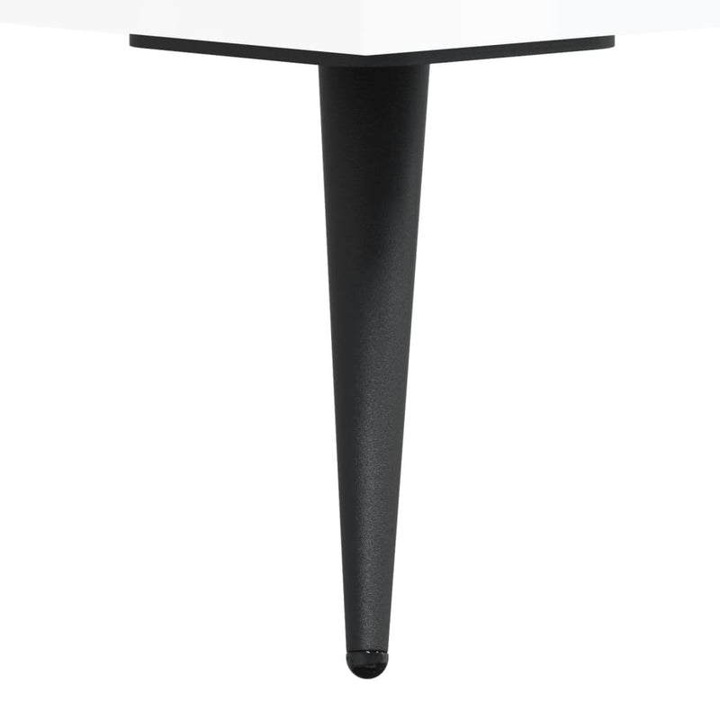 vidaXL magasfényű fehér szerelt fa cipőpolc 102x35x55 cm