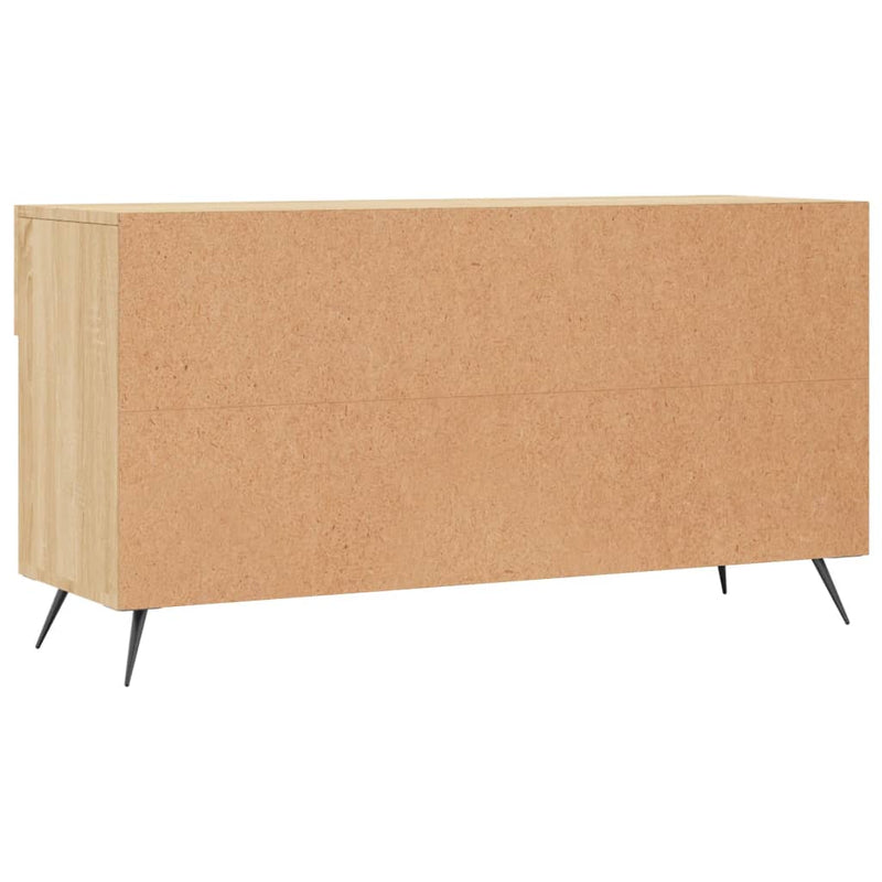 vidaXL sonoma tölgy színű szerelt fa cipőpolc 102x35x55 cm