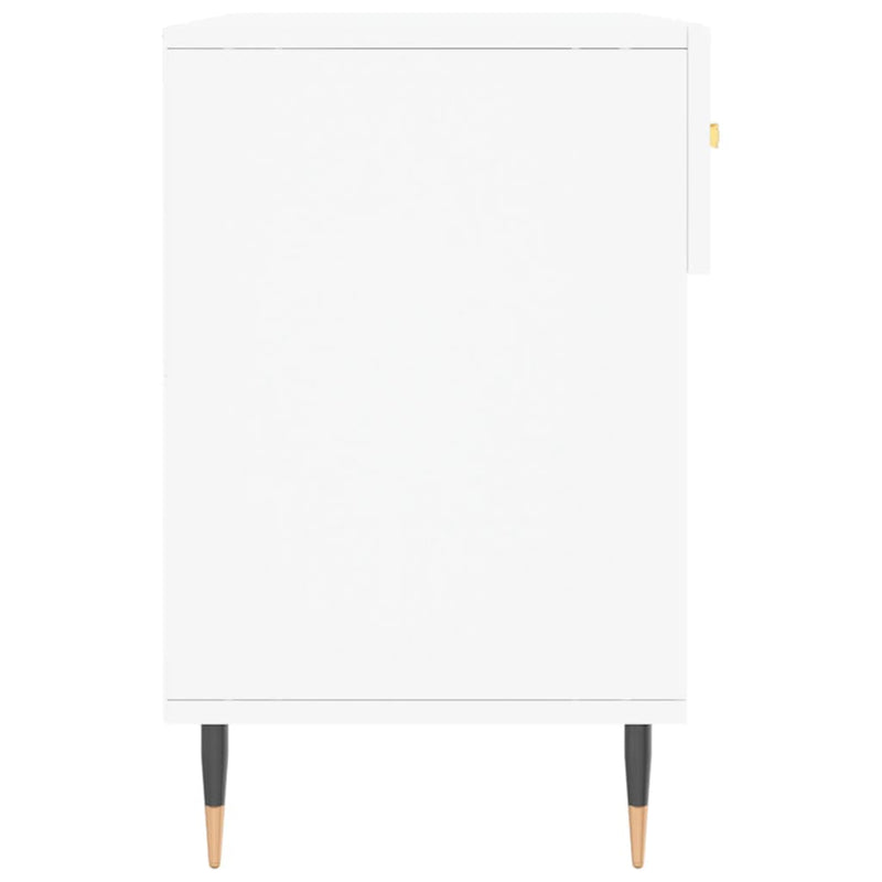 vidaXL fehér szerelt fa cipőpolc 102x35x55 cm
