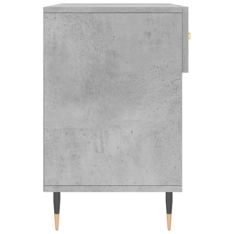 vidaXL betonszürke szerelt fa cipőpolc 102 x 35 x 55 cm