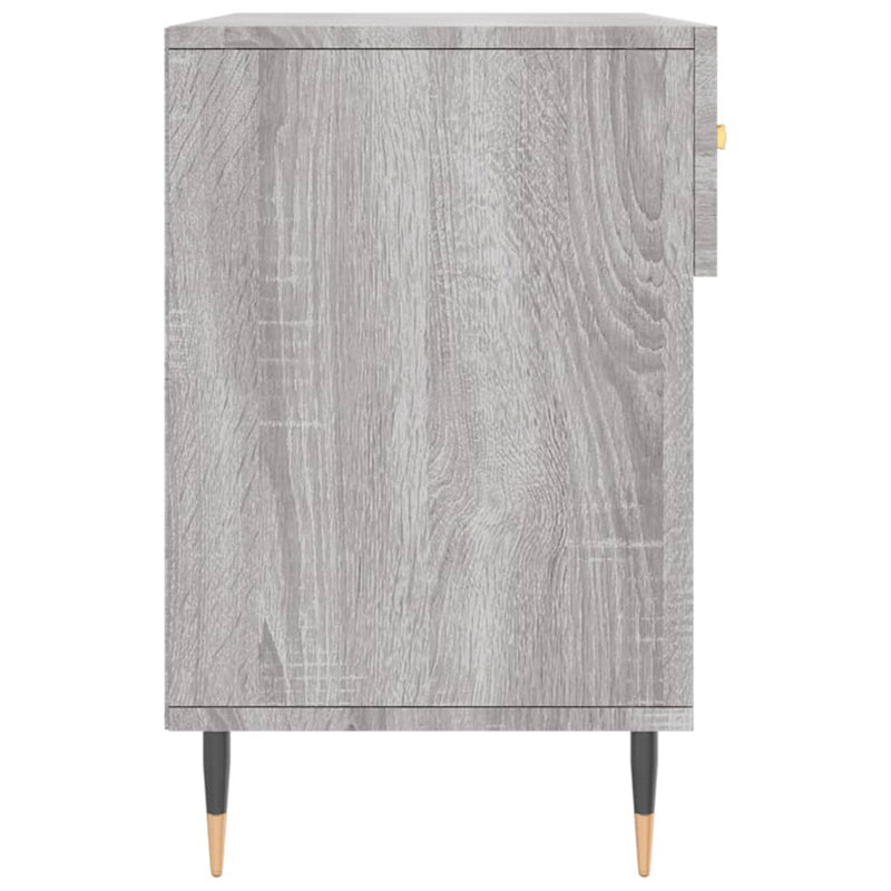 vidaXL szürke sonoma színű szerelt fa cipőpolc 102 x 35 x 55 cm
