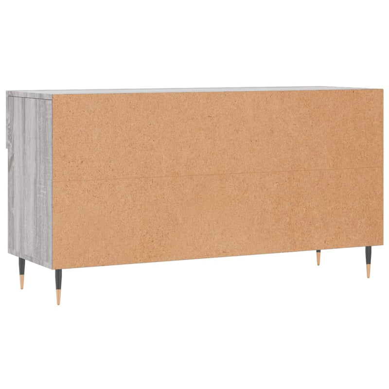 vidaXL szürke sonoma színű szerelt fa cipőpolc 102 x 35 x 55 cm