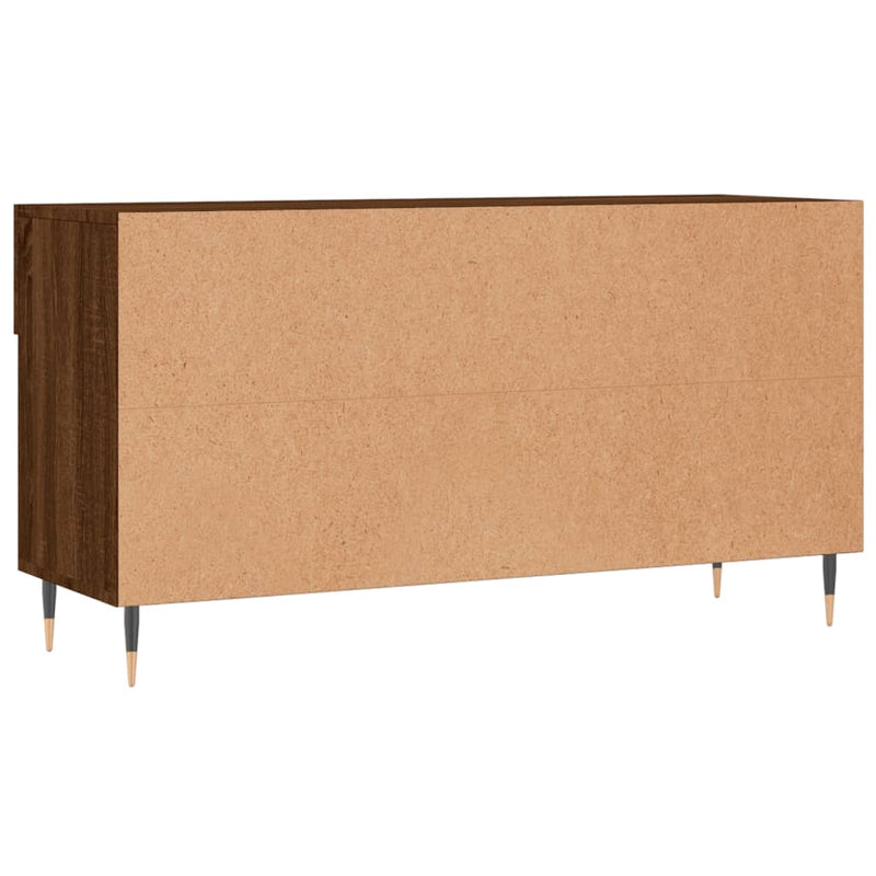vidaXL barna tölgy színű szerelt fa cipőpolc 102x35x55 cm