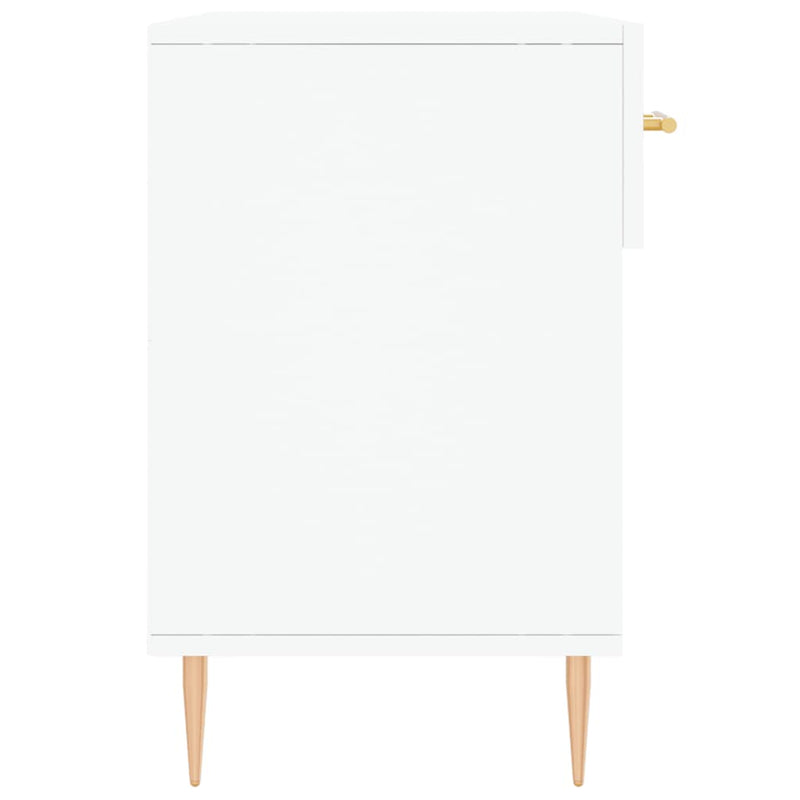 vidaXL fehér szerelt fa cipőpolc 102x35x55 cm