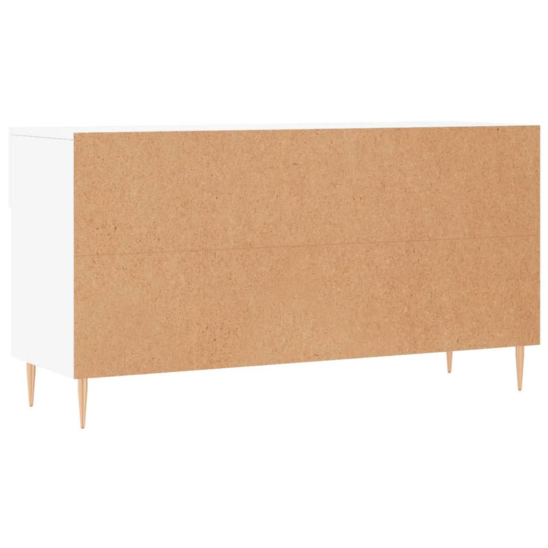 vidaXL fehér szerelt fa cipőpolc 102x35x55 cm