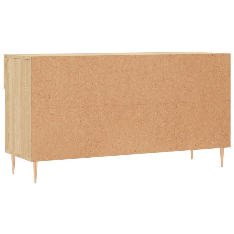 vidaXL sonoma tölgy színű szerelt fa cipőpolc 102x35x55 cm