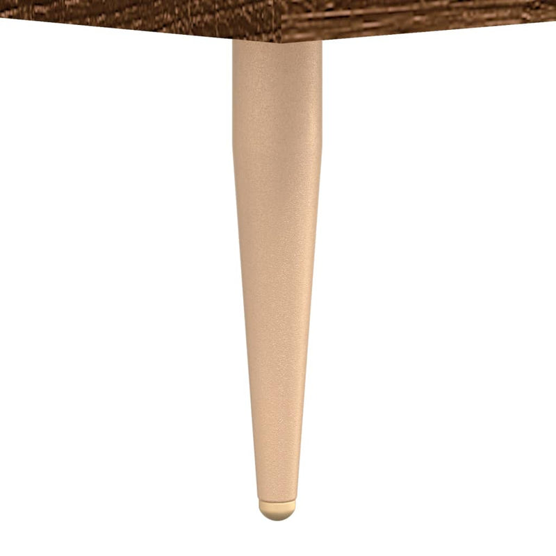 vidaXL barna tölgy színű szerelt fa cipőpolc 102x35x55 cm