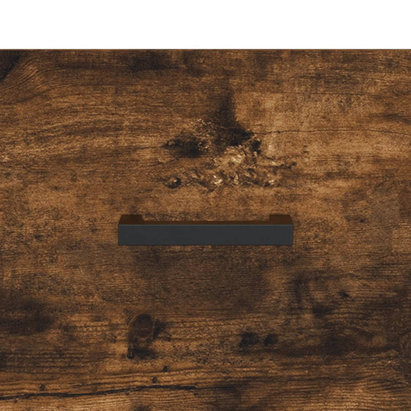 vidaXL füstös tölgy színű szerelt fa cipőpolc 102x35x55 cm