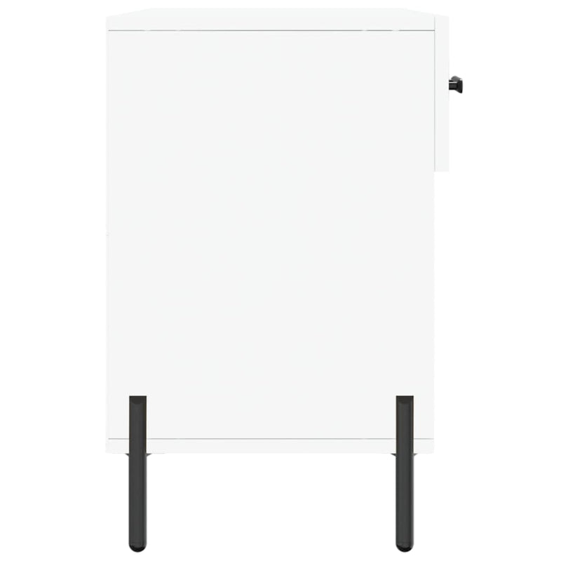 vidaXL fehér szerelt fa cipőpolc 102x35x55 cm