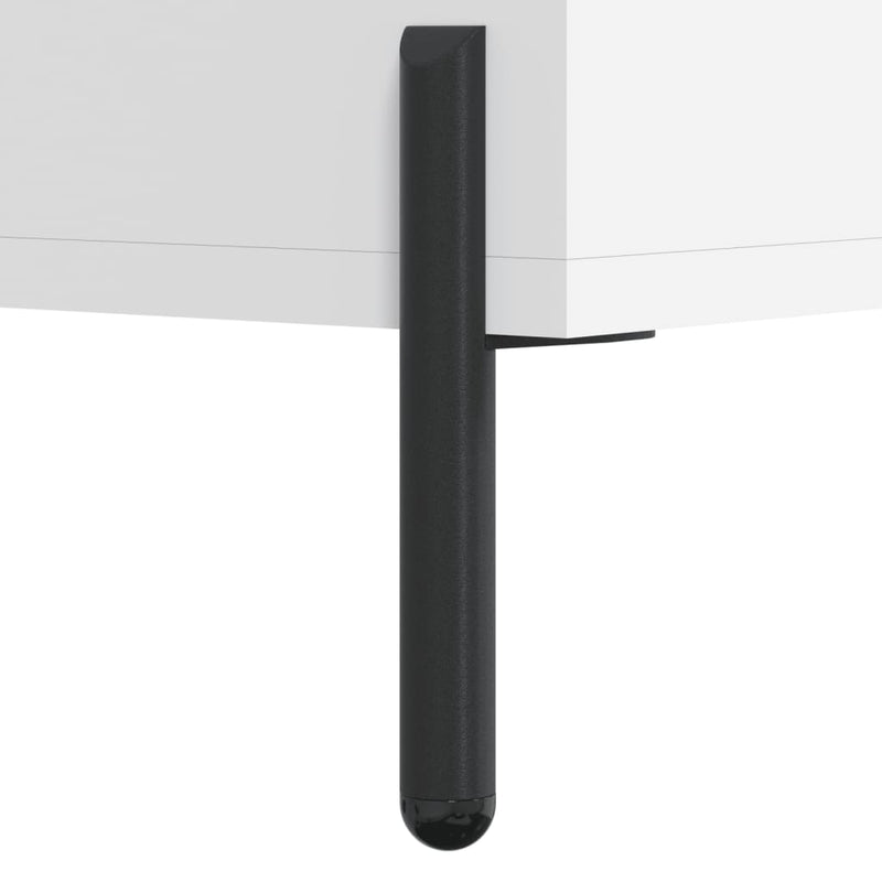 vidaXL fehér szerelt fa cipőpolc 102x35x55 cm
