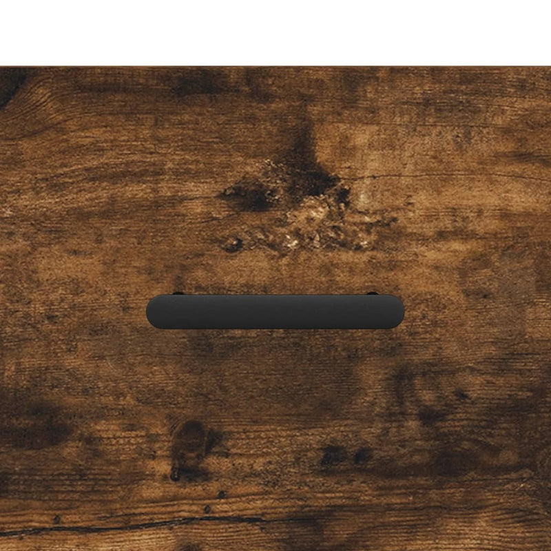 vidaXL füstös tölgy színű szerelt fa cipőpolc 102x35x55 cm